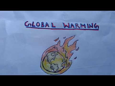 Paragraph on "Global Warming" in easy words. Let's learn English and Paragraphs. Video