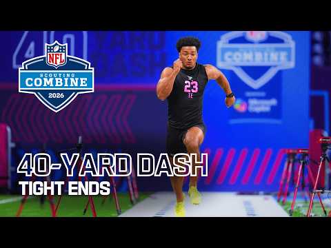 Tight Ends Run the 40-Yard Dash at 2026 NFL Combine