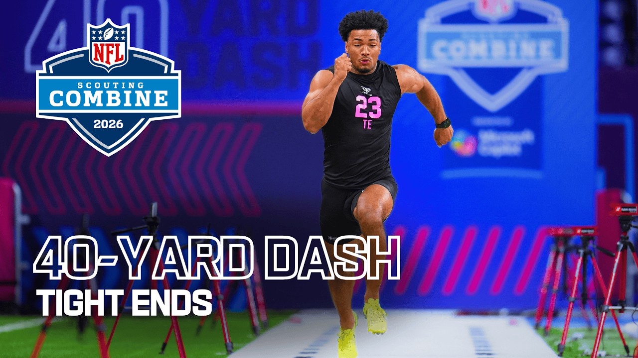 Tight Ends Run the 40-Yard Dash at 2026 NFL Combine