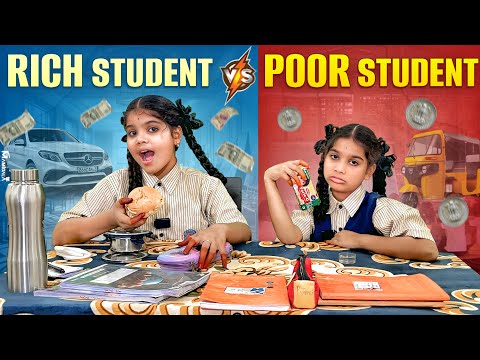 RICH STUDENT v/s POOR STUDENT || rider mallesh new video || funny videos || comedy videos