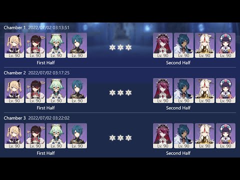 🚫 5 ⭐ Spiral Abyss 2.7 12F Full Star Phase 3