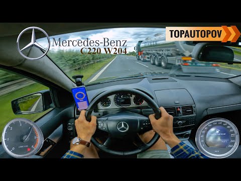 Mercedes-Benz C-Class 220 W204 (125kW) |92| 4K60 TEST DRIVE POV – Acceleration, Drifting?! & Sound