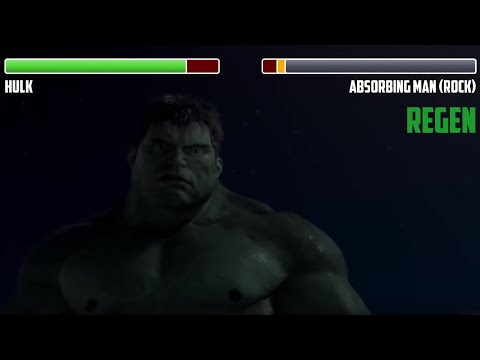 Hulk vs. Absorbing Man WITH HEALTHBARS | Final Battle | HD | Hulk