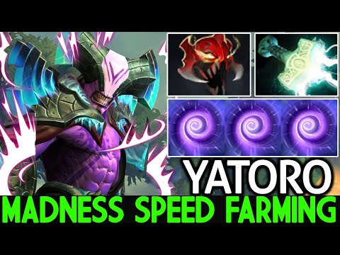 YATORO [Faceless Void] Madness Speed Farming 950 GPM with Mjollnir Dota 2