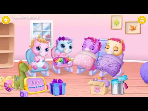 Fun Baby Pony Care Kids Game - Pony Sister Care, Horse Animal Dress Up Decoration Games For Babies