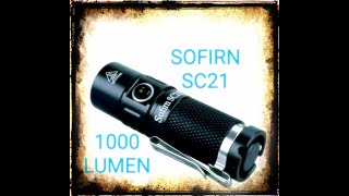 Sofirn SC21 EDC LED Mini Taschenlampe Flashlight 1000 Lumen Test Review keine Olight Thrunite