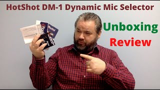 Video thumbnail for Unboxing Review HotShot DM-1 Dynamic Mic Selector Radial Engineering by Florentin Tise Plus