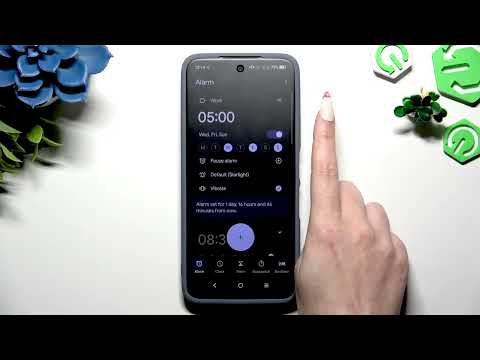 TCL 60 SE NXTpaper 5G – How to Set Up Alarm Clock