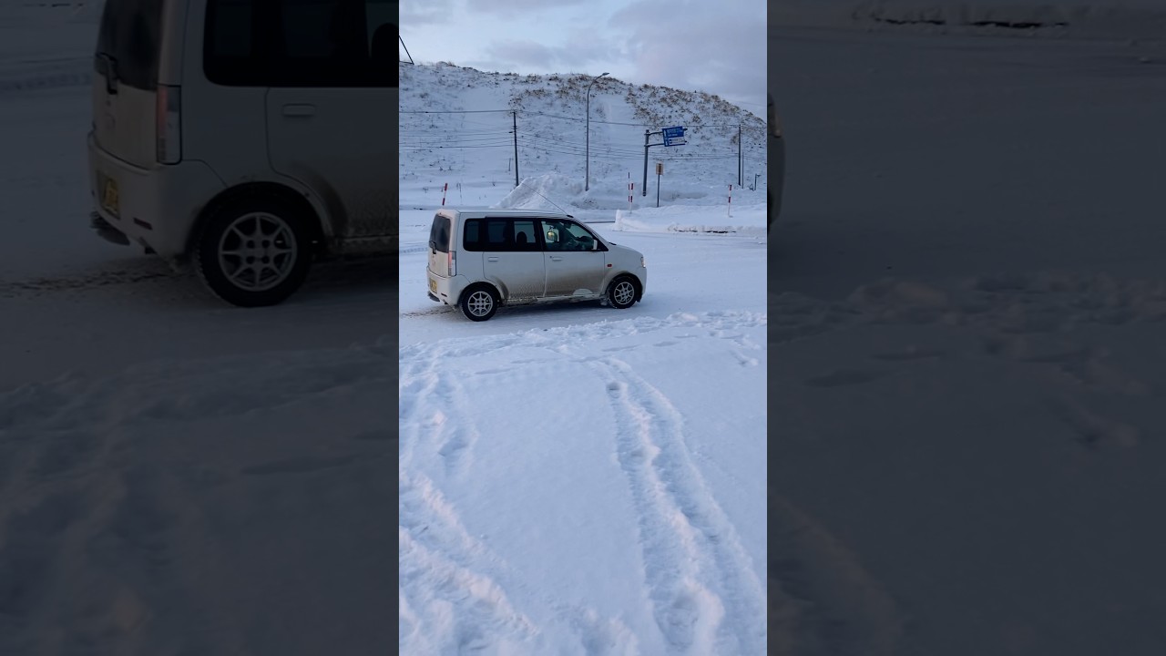 雪の北海道をekワゴンで旅した【最北端→網走】…2023年2月