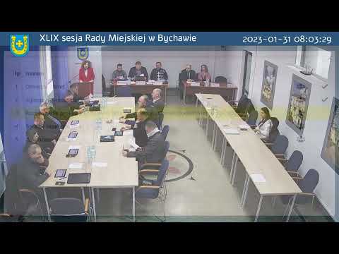 XLIX sesja Rady Miejskiej w Bychawie - na żywo | 2023-01-31