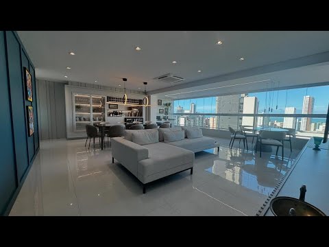 APARTAMENTO IMPECÁVEL NO TERRAZZO MIRAMAR COM 154M² | 03 SUITES + DCE | VISTA PRO MAR | JOÃO PESSOA