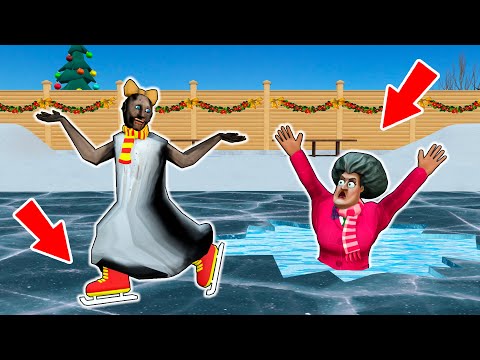 Granny vs Scary Teacher - Ice skating - funny horror school animation (p.27)