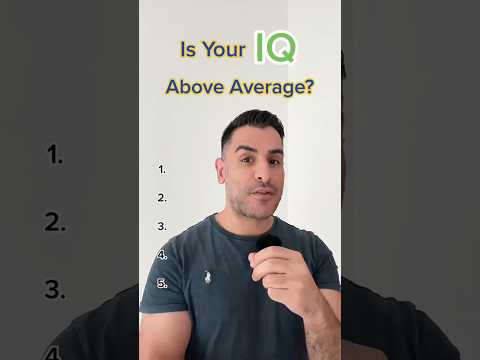 Is your IQ above average? #iq #intelligencetest #iqtest