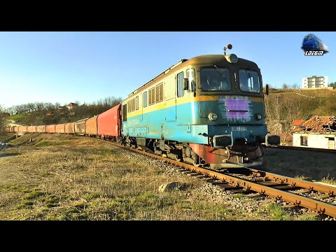LDE2100 60-1686-4 & Marfar ViaTerra Spedition Freight Train in Oradea - 24 March 2021