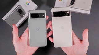 Google Pixel 8 and Google Pixel 8 Pro Unboxing and TOUR