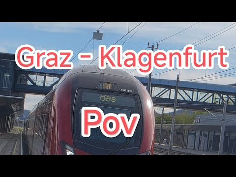 Graz Hbf nach Klagenfurt Hbf (Komplette Strecke) Koralmbahn