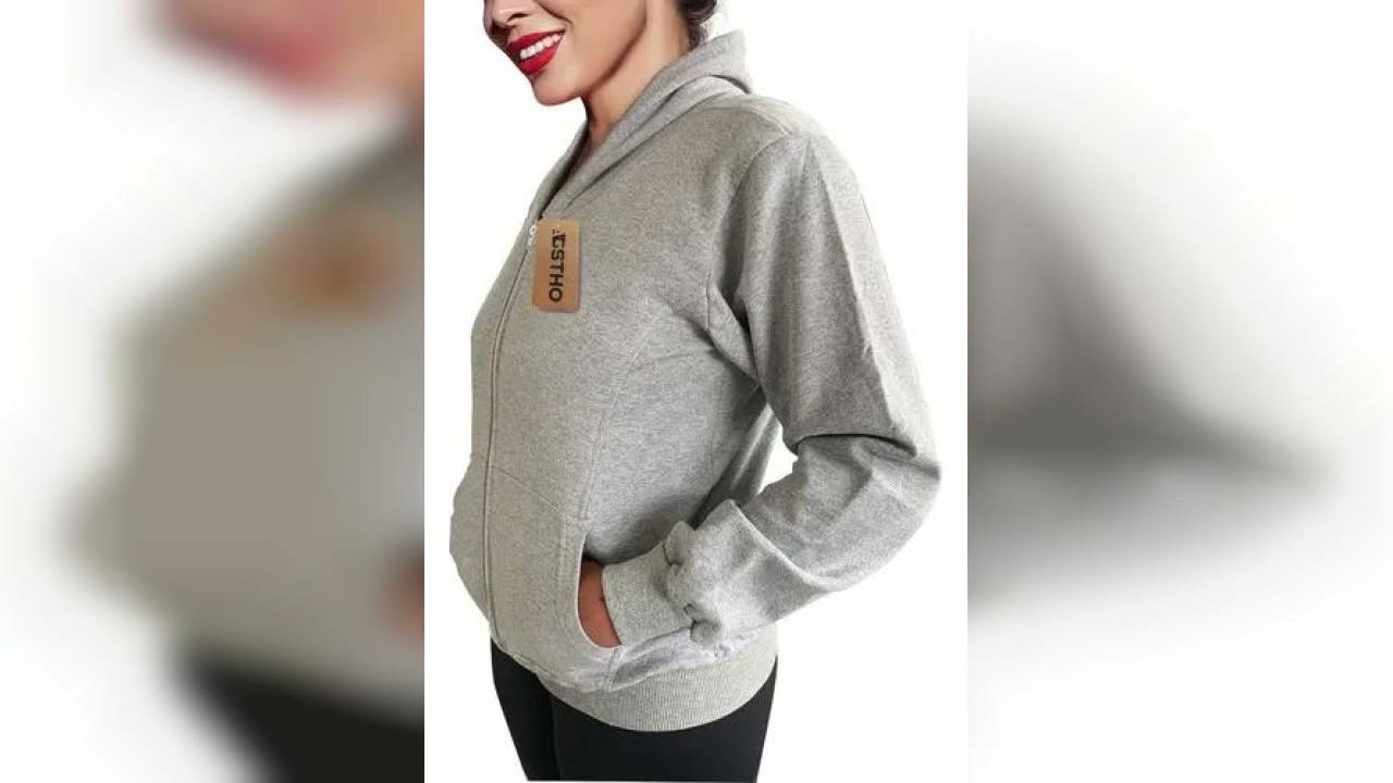 Review: Women's Hoodie with Zipper, Warm and Cold Weather