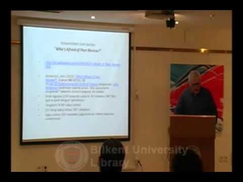 Prof. Dr Bülent Karasözen "ODTÜ" - Bilkent'te Kütüphanecilik Seminerleri 6