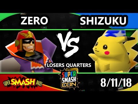 SSC 2018 SSB - Zero (Captain Falcon) Vs. Shizuku (Pikachu) - Smash 64 Losers Quarters