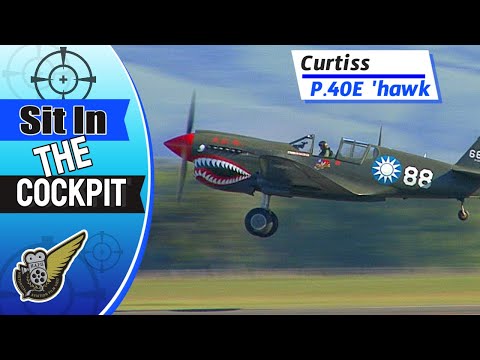 Curtiss P40-E 'hawk - WW2 Fighter Cockpit View