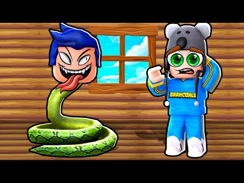 MARCOS VIROU UMA COBRA NO ROBLOX SNAKEY - Brancoala Games