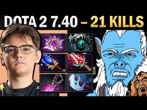 Phantom Lancer Pro Carry with 21 Kills and Nullifier - Gameplay Dota 2