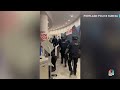 Police clear library at Portland State University, arrest protesters - Video