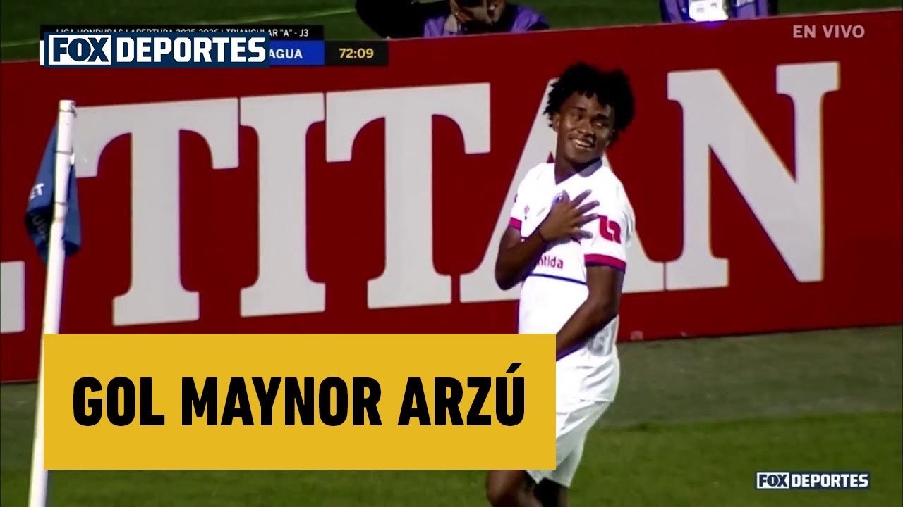 🤩 GOL Maynor Arzú | Olimpia 2-0 Motagua | Triangular 'A', Apertura 2025 | Liga de Honduras