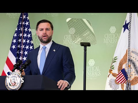 WATCH LIVE: Vance delivers address at State Department summit on critical mineral supply