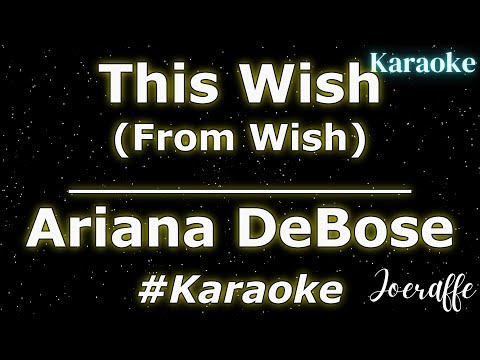 Ariana DeBose - This Wish (From Wish) (Karaoke)