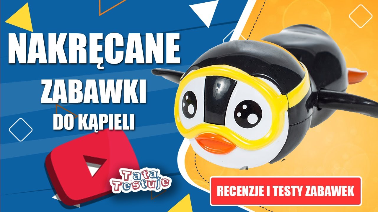 Nakręcane zabawki do kąpieli | Tata Testuje