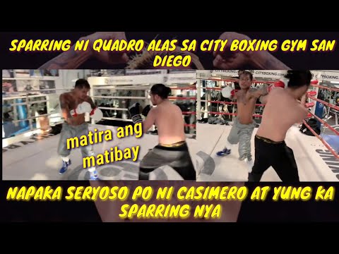 Casimero : may humamon sakanya ng sparring sa city boxing gym