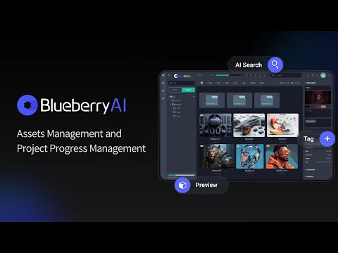 3D Asset Management - Blueberry AI