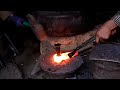 Forging an Adze Axe: Traditional Craftsmanship with Creative Hands