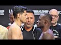RYAN GARCIA STARES DOWN EMMANUEL TAGOE AT WEIGH IN - BOTH SHOW RESPECT AHEAD OF FIGHT