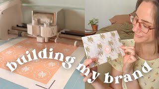 Making Branded Packaging + Shopify Store Preview, Sticker Photos & Small Biz Vlog 📦✨