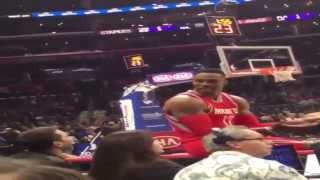 Drunk Fan Trolling Dwight Howard During Game vs Clippers (11/7/15)