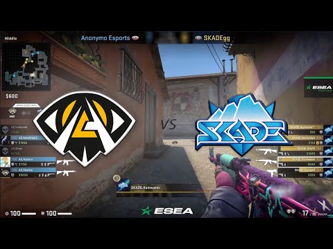 Anonymo vs SKADE | ESEA Premier Season 38