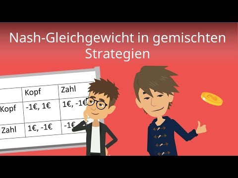 Spieltheorie - Nash Gleichgewicht in gemischten Strategien