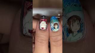 Remote nail saves lot of salon time for clients #gelnails #handpainting