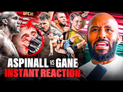 “NOOOOO!“ | UFC 321 ASPINALL vs GANE INSTANT REACTION!