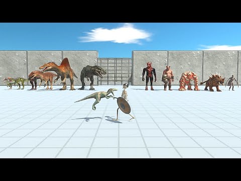 INFERNALS WITHOUT SCOURGE VS CARNIVORE DINOSAURS Tournament - Animal Revolt Battle Simulator