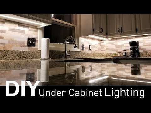 DIY Under Cabinet Lighting - Full Walkthrough