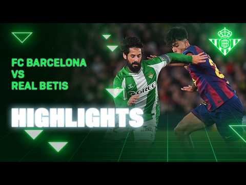  FC Barcelona 3-1 Real Betis Balompié Sevilla 