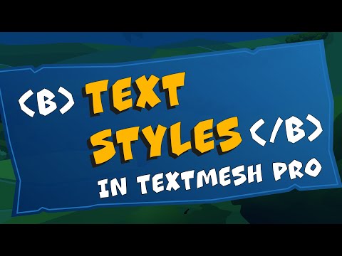 TextMeshPro Text Styles make working with Texts in Unity 6 so much easier!