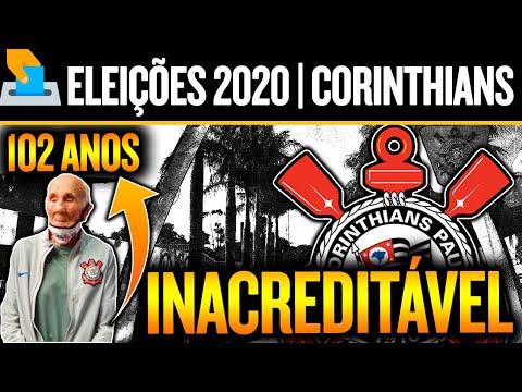 ELEIÇÃO DO CORINTHIANS - CENA INCRÍVEL DE UM TORCEDOR DE 102 ANOS EXERCENDO O DIREITO A VOTO