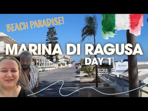 🇮🇹 Italian beach paradise! Marina Di Ragusa, SICILY | DAY 1