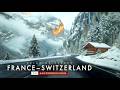 Driving Into a Winter Dream ❄️ France to Lauterbrunnen, Switzerland 4K