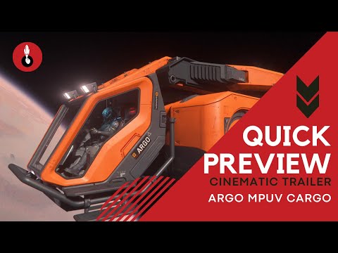 Argo MPUV Cargo Star Citizen - Flight Test (Cinematic)