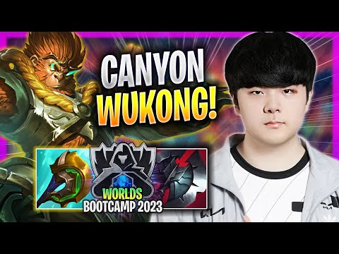 CANYON IS A MONSTER WITH WUKONG! - DK Canyon Plays Wukong JUNGLE vs Lee Sin! | Bootcamp 2023